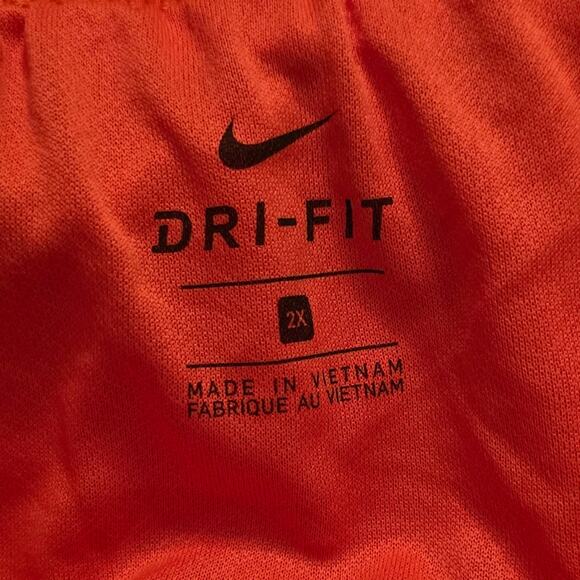 Nike Orange and Black Running Active Athletic Shorts Plus‎ Size 2X New - Picture 7 of 11